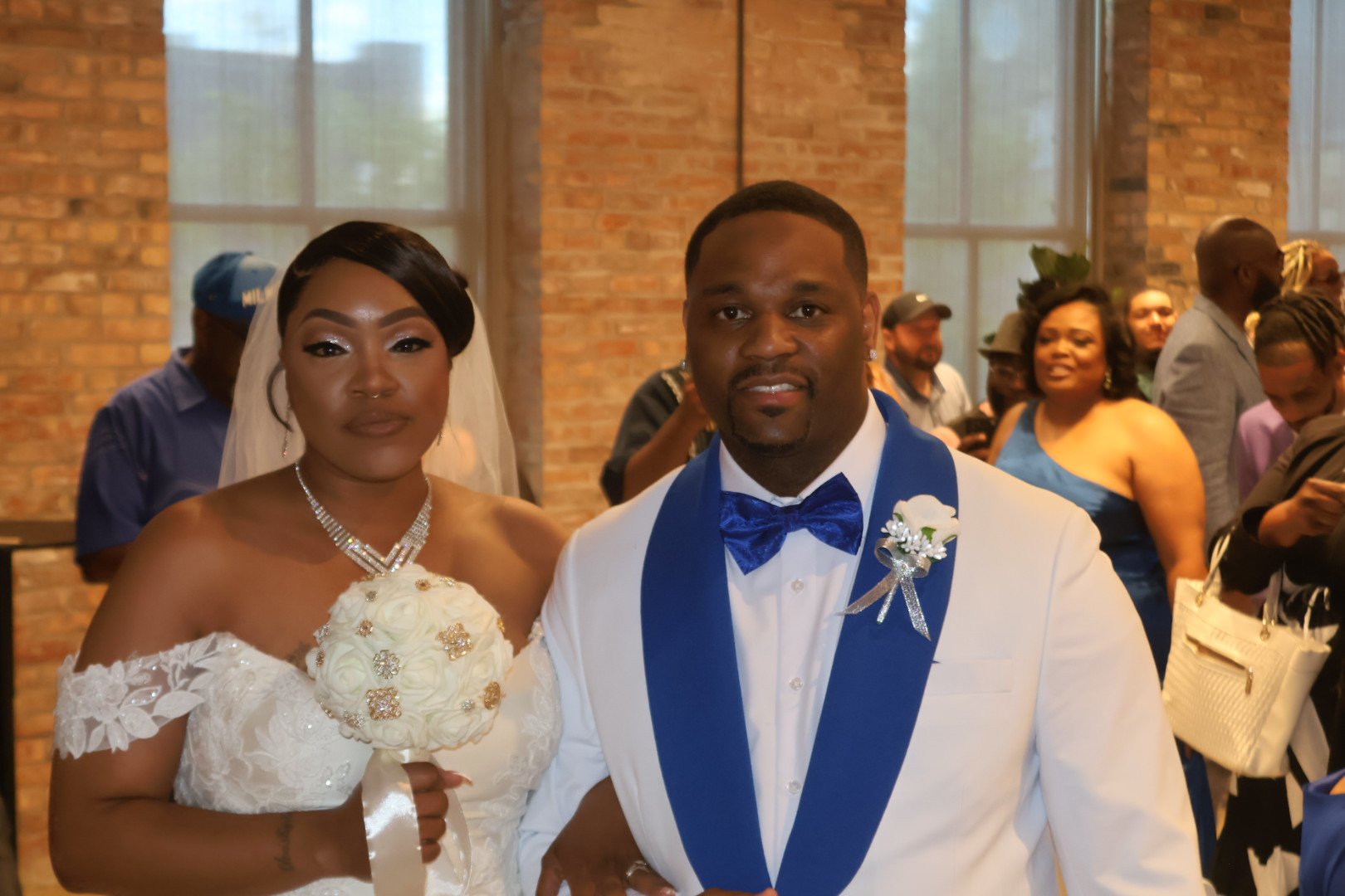 Bride and groom walking down the aisle — KickzPov Media